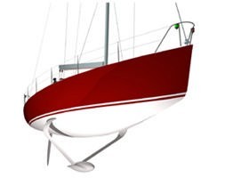 HMT Loop Keel on a cruiser-sized yacht © HMT Marine